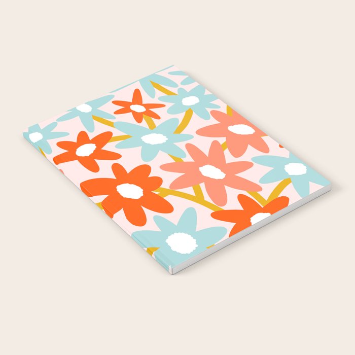 Sunny vase with Super Bloom Daisies Notebook Gallery Image 2