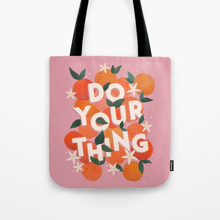 Do Your Thing - Summer Oranges  Tote Bag Gallery Image 1