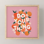 Do Your Thing - Summer Oranges  Mini Art Print Gallery Image 1