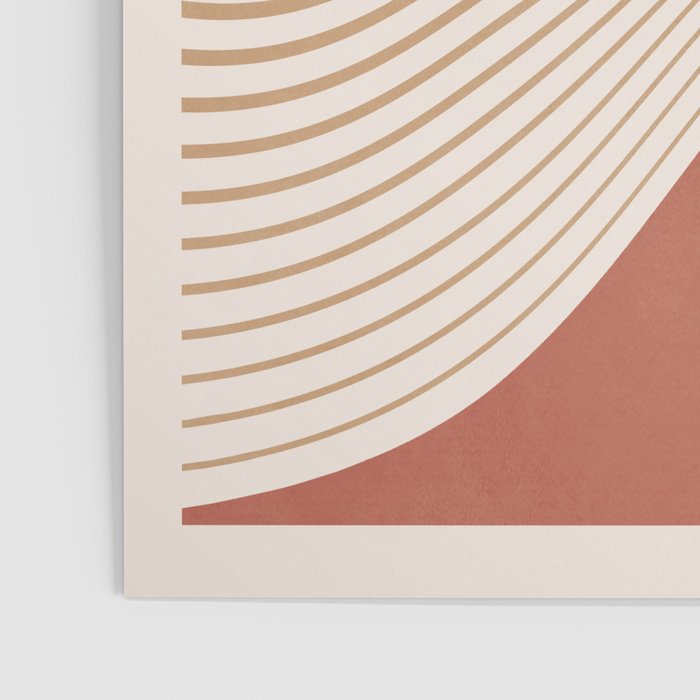 Modern Abstract Minimal Shapes 104 Poster Gallery Image 3