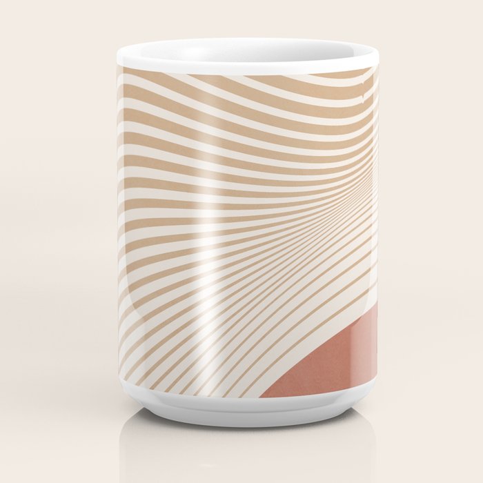 Modern Abstract Minimal Shapes 104 Coffee Mug Gallery Image 4