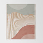 Modern Abstract Minimal Shapes 104 Throw Blanket Gallery Image 2