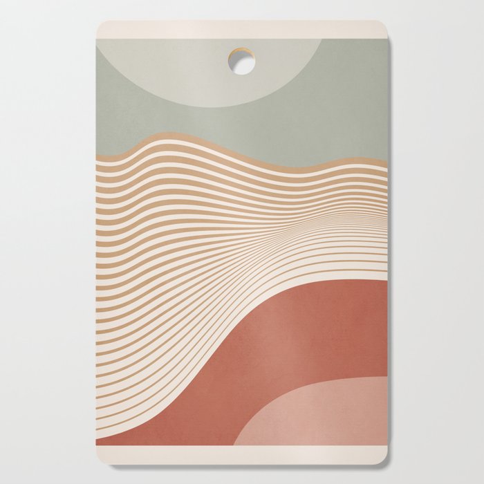 Modern Abstract Minimal Shapes 104 Cutting Board Gallery Image 1