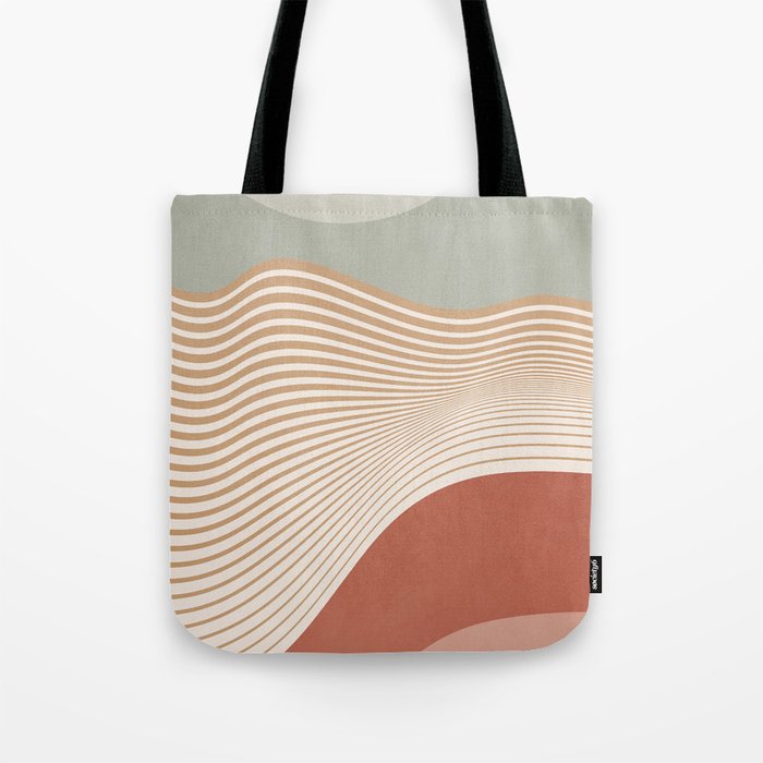 Modern Abstract Minimal Shapes 104 Tote Bag Gallery Image 1