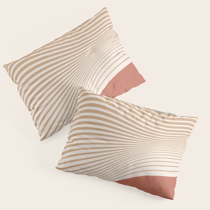 Modern Abstract Minimal Shapes 104 Pillow Sham Gallery Image 3