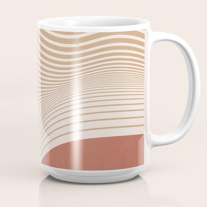Modern Abstract Minimal Shapes 104 Coffee Mug Gallery Image 2
