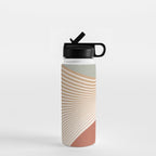 Modern Abstract Minimal Shapes 104 Water Bottle Gallery Image 1