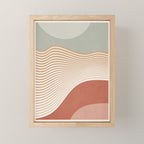 Modern Abstract Minimal Shapes 104 Mini Art Print Gallery Image 1