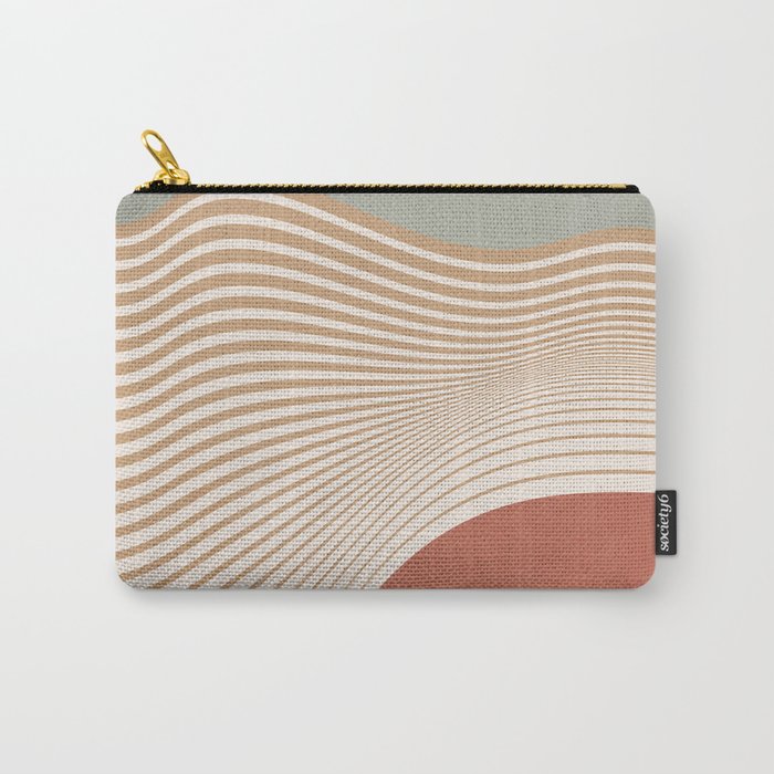 Modern Abstract Minimal Shapes 104 Carry All Pouch Gallery Image 1
