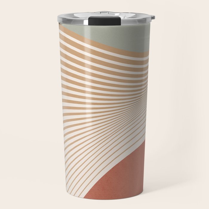 Modern Abstract Minimal Shapes 104 Travel Mug Gallery Image 1