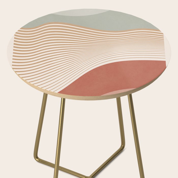 Modern Abstract Minimal Shapes 104 Side Table Gallery Image 2