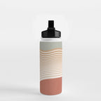 Modern Abstract Minimal Shapes 104 Water Bottle Gallery Image 2