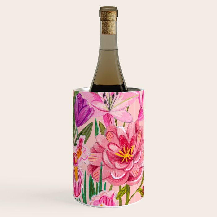 Boho wild flowers bouquet Wine Chiller Gallery Image 1