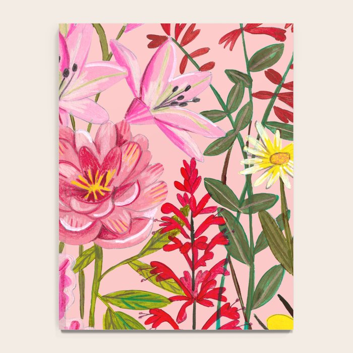 Boho wild flowers bouquet Notebook Gallery Image 4