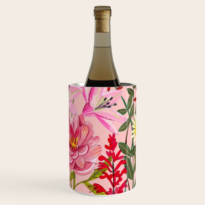 Boho wild flowers bouquet Wine Chiller Gallery Image 3