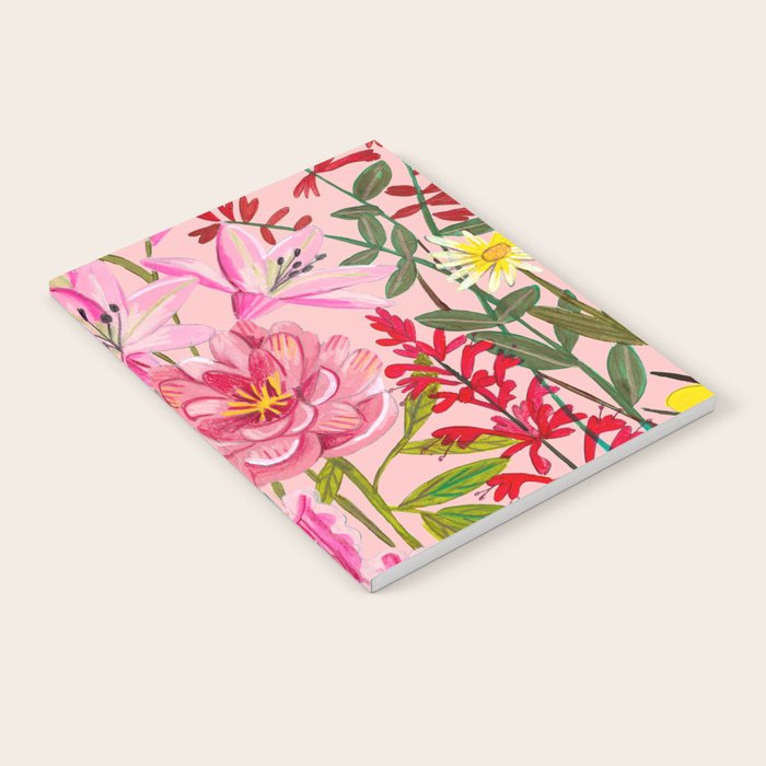 Boho wild flowers bouquet Notebook Gallery Image 2