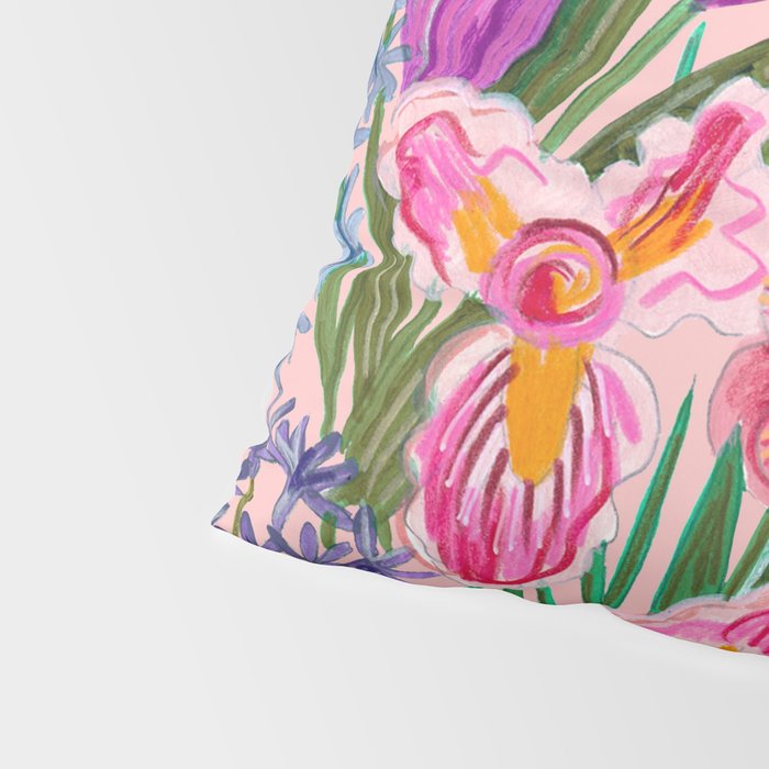 Boho wild flowers bouquet Pillow Sham Gallery Image 4