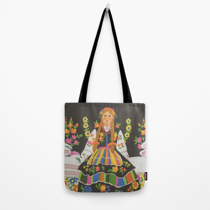 Polish folk girl Tote Bag Gallery Image 2