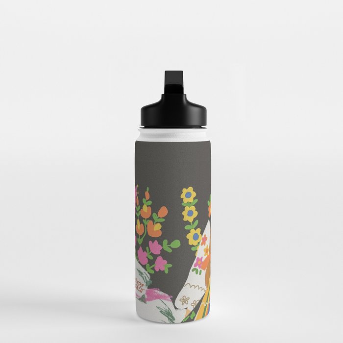 Polish folk girl Water Bottle Gallery Image 3
