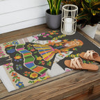 Polish folk girl Outdoor Rug Gallery Image 2