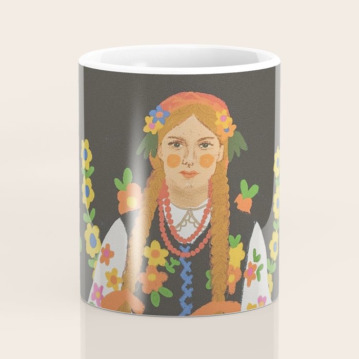 Polish folk girl Coffee Mug Gallery Image 4
