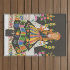 Polish folk girl Outdoor Rug Gallery Image 1