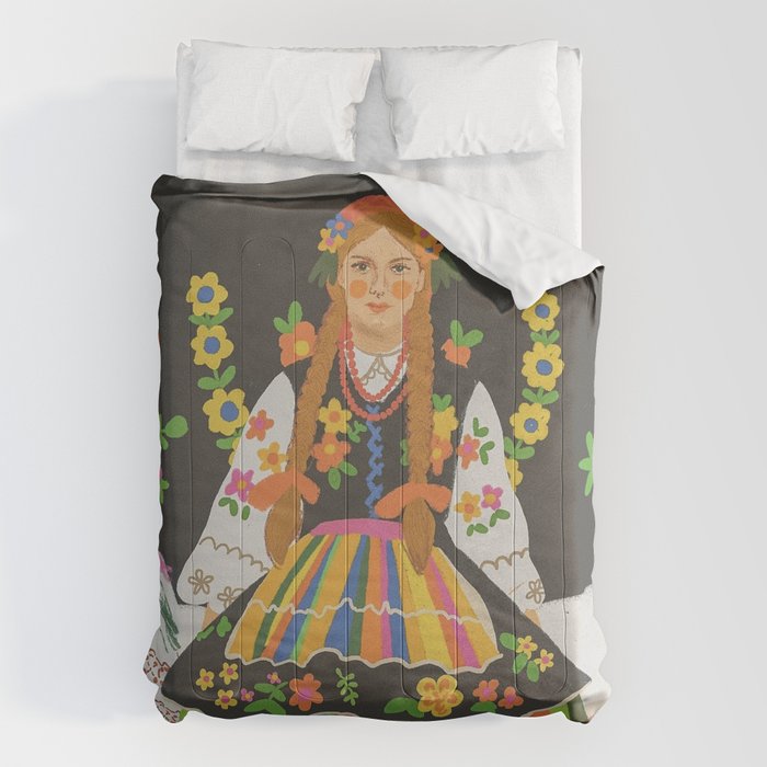 Polish folk girl Comforter Gallery Image 6