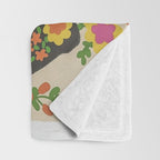 Polish folk girl Throw Blanket Gallery Image 3