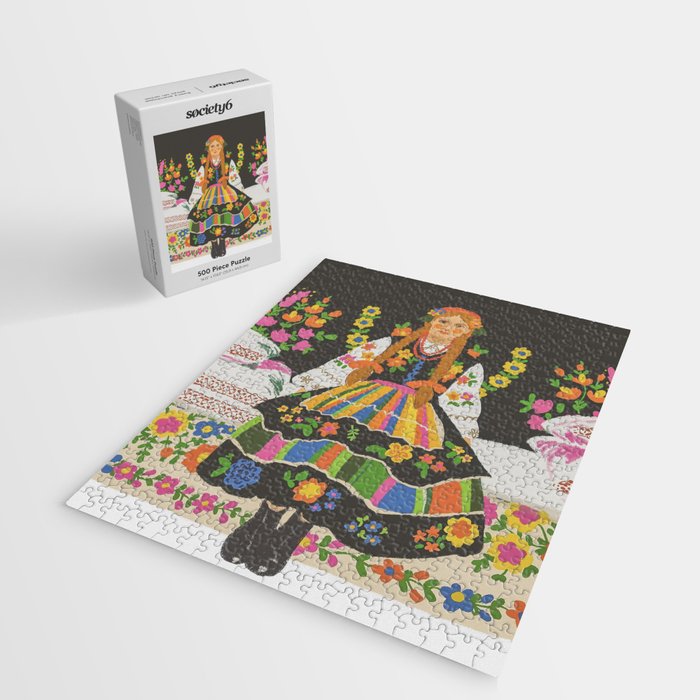 Polish folk girl Jigsaw Puzzle Gallery Image 2