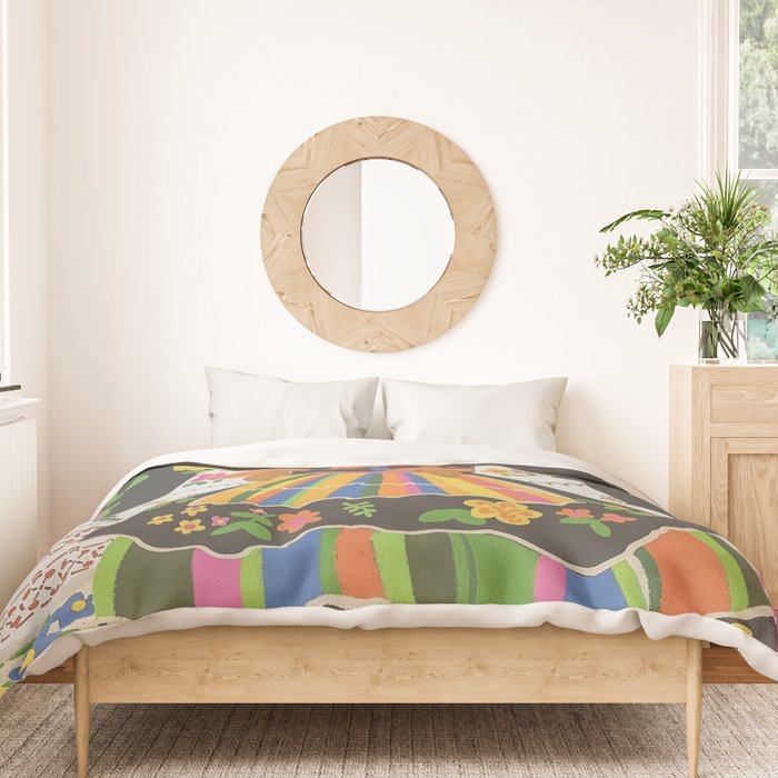 Polish folk girl Duvet Cover Gallery Image 3