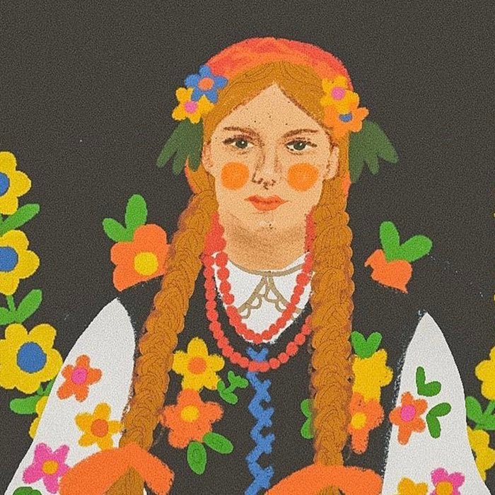 Polish folk girl Coffee Mug Gallery Image 2