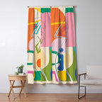 Abstract Woman 13 Window Curtain Gallery Image 5