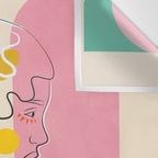 Abstract Woman 13 Wall Tapestry Gallery Image 3