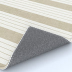 Ticking Stripe in Tan Rug Gallery Image 4