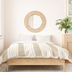 Ticking Stripe in Tan Duvet Cover Gallery Image 3