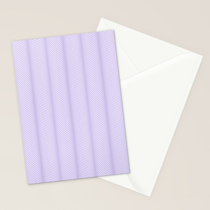 Elysian XIV Lavender Purple Stationery Card Gallery Image 2