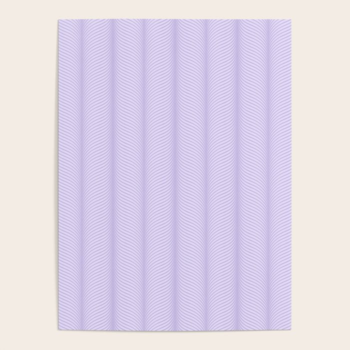 Elysian XIV Lavender Purple Poster Gallery Image 1