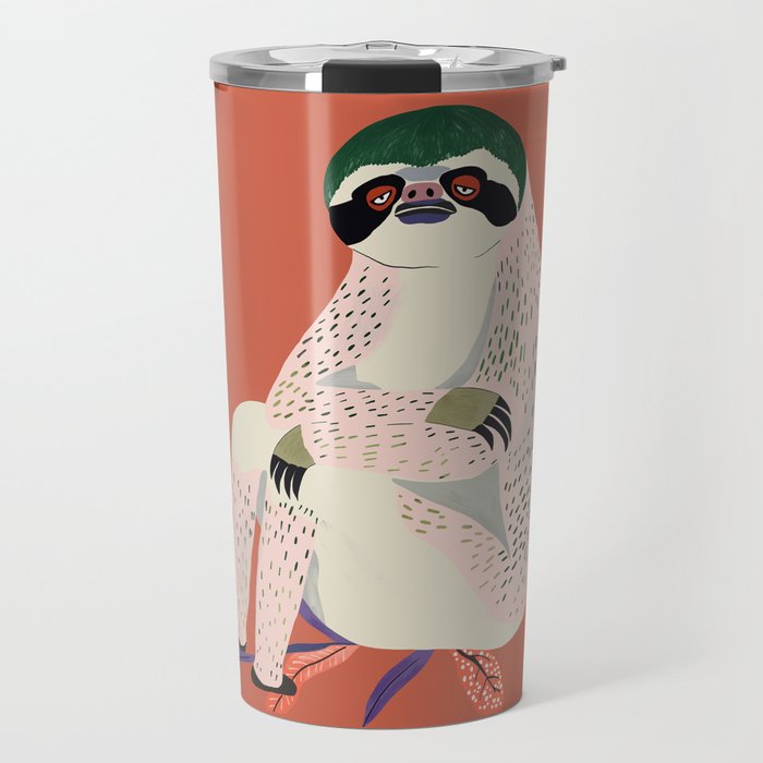Just Slothin' Around Travel Mug Gallery Image 1