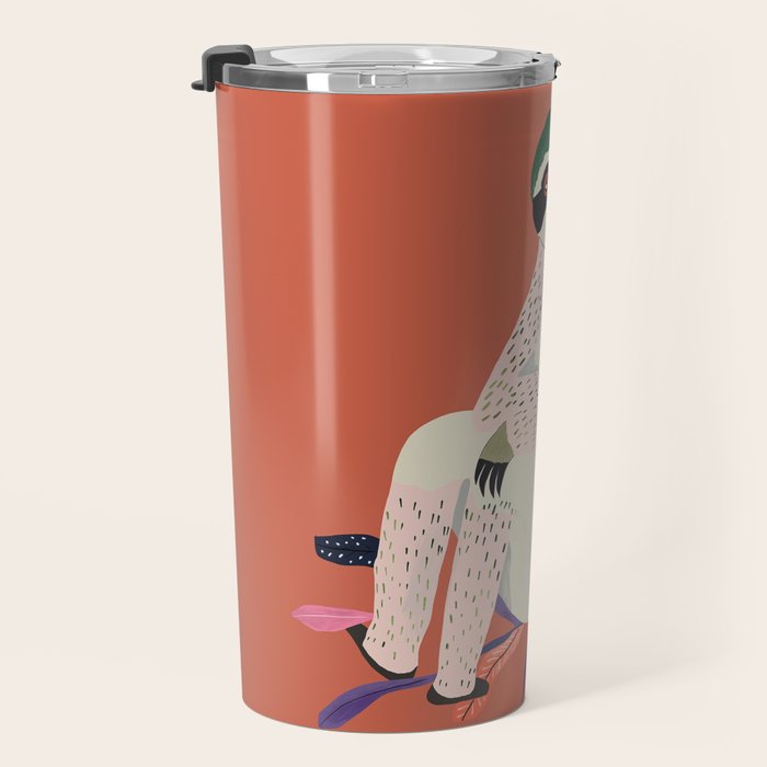 Just Slothin' Around Travel Mug Gallery Image 3