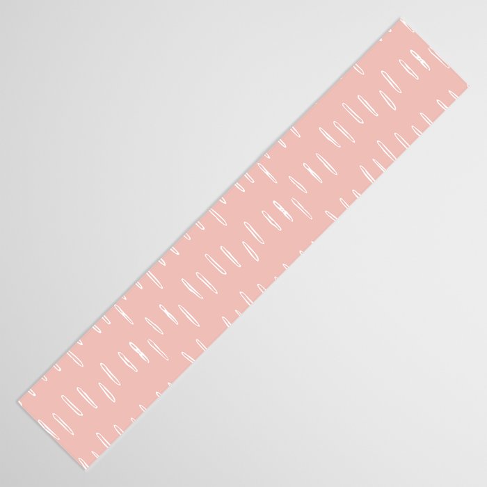 Boho Raindrops Pink Table Runner Gallery Image 3