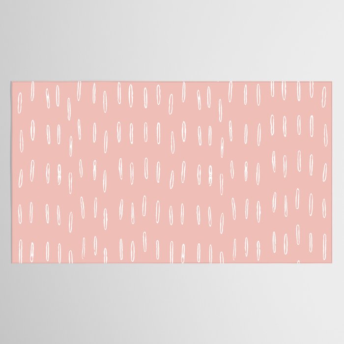 Boho Raindrops Pink Tablecloth Gallery Image 2