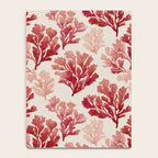 Elegant Red Coral Pattern Notebook Gallery Image 4