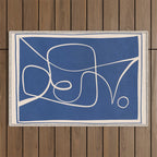 Abstract line art 44 Outdoor Rug Gallery Image 1