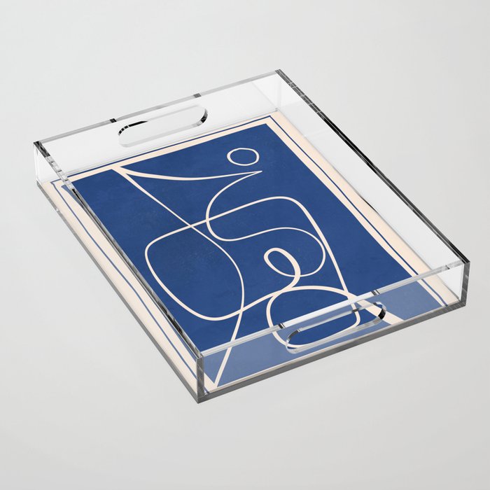 Abstract line art 44 Acrylic Tray Gallery Image 1