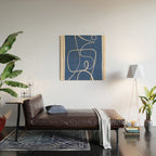 Abstract line art 44 Wood Wall Art Gallery Image 2