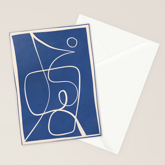 Abstract line art 44 Stationery Card Gallery Image 2