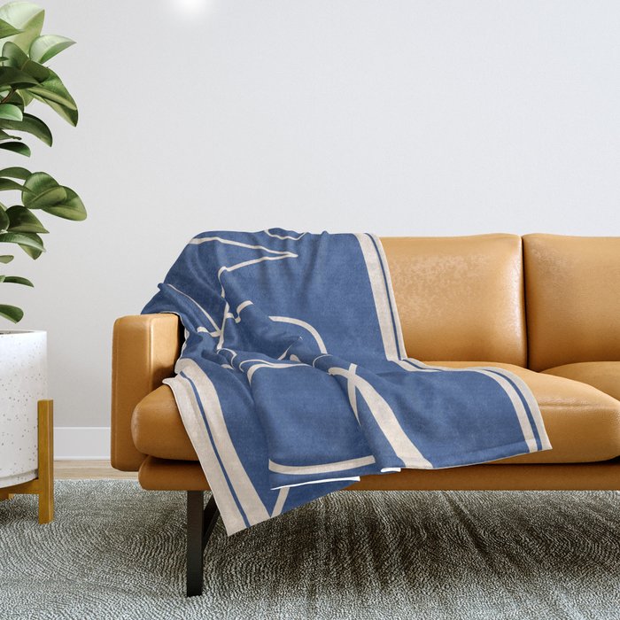Abstract line art 44 Throw Blanket Gallery Image 1
