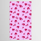 Red and pink Japanese pattern Tablecloth Gallery Image 2