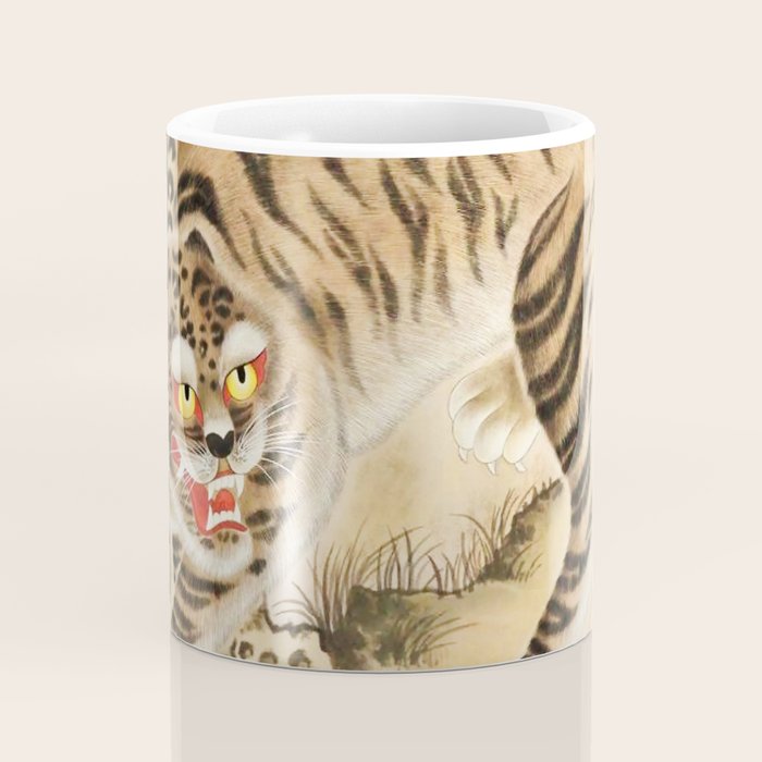 Vintage Minhwa Tiger Under Pine Tree Coffee Mug Gallery Image 4
