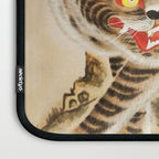 Vintage Minhwa Tiger Under Pine Tree Laptop Sleeve Gallery Image 3